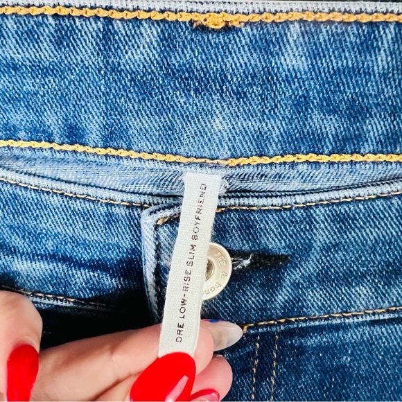 rag & bone Dre Slim Boyfriend Jeans in Mission City Wash Size 30 - Picture 8 of 11